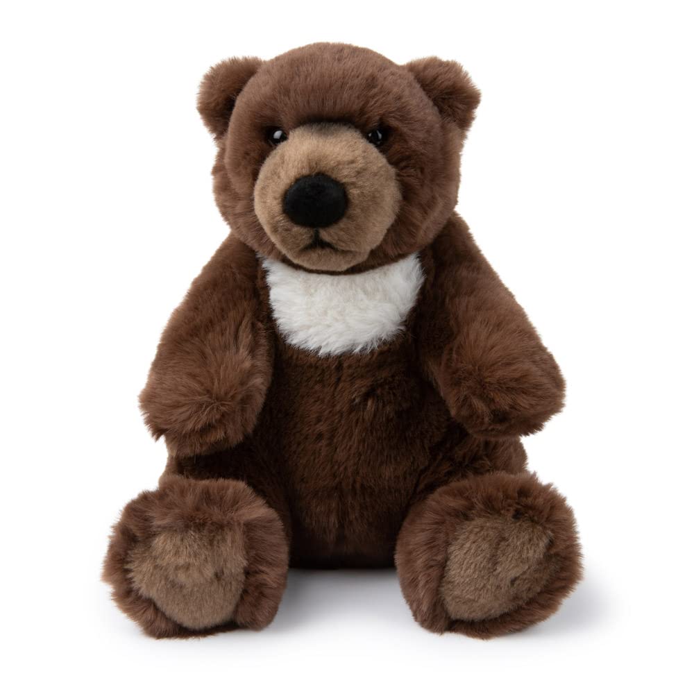 WWF 01281 Eco - Oso de Peluche con diseño Realista, Aprox. 25 cm de Alto, maravillosamente Suave y Acogedor, se Puede Lavar a Mano
