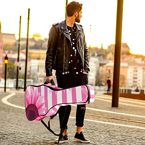 Housse étanche pour guitare acoustique avec double bandoulière et poche Motif floral, Multicolore 03., 42.9×16.9×4.7 in… - Les Beatles, Paul McCartney, John Lennon, RIngo Starr, George Harrison Housse étanche pour guitare acoustique avec double bandoulière et poche Motif floral, Multicolore 03., 42.9x16.9x4.7 in… – Image 7