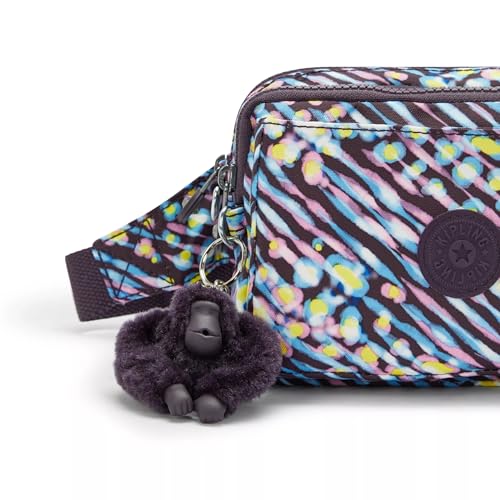 Image of Kipling Women's Abanu Medium Crossbody Bag, Lightweight, Adjustable Nylon Waist Pack with Multi-Compartment Zip Pockets