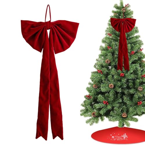Grandes Lazos Navideños que No se Deforman en Puertas y Ventanas 8
