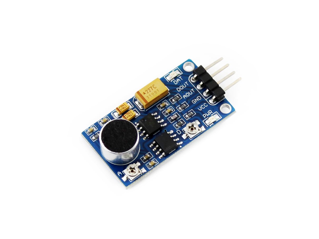 Waveshare Sound Detection Module Sound Sensor Module Voice Detector Sensor LM386 Intelligent Vehicle for Arduino-image-35