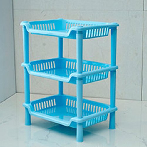 SWD Prime 1Pcs Square Shaped Plastic Bathroom Storage Shelves Holders