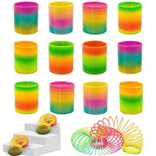 YOOKO (Pack of 1) Magic Rainbow Spring Bouncy Expandable Slinky Toy for Kids Birthday Return Gifts - Multicolor (B0C28R24LK) Amazon Price History, Amazon Price Tracker
