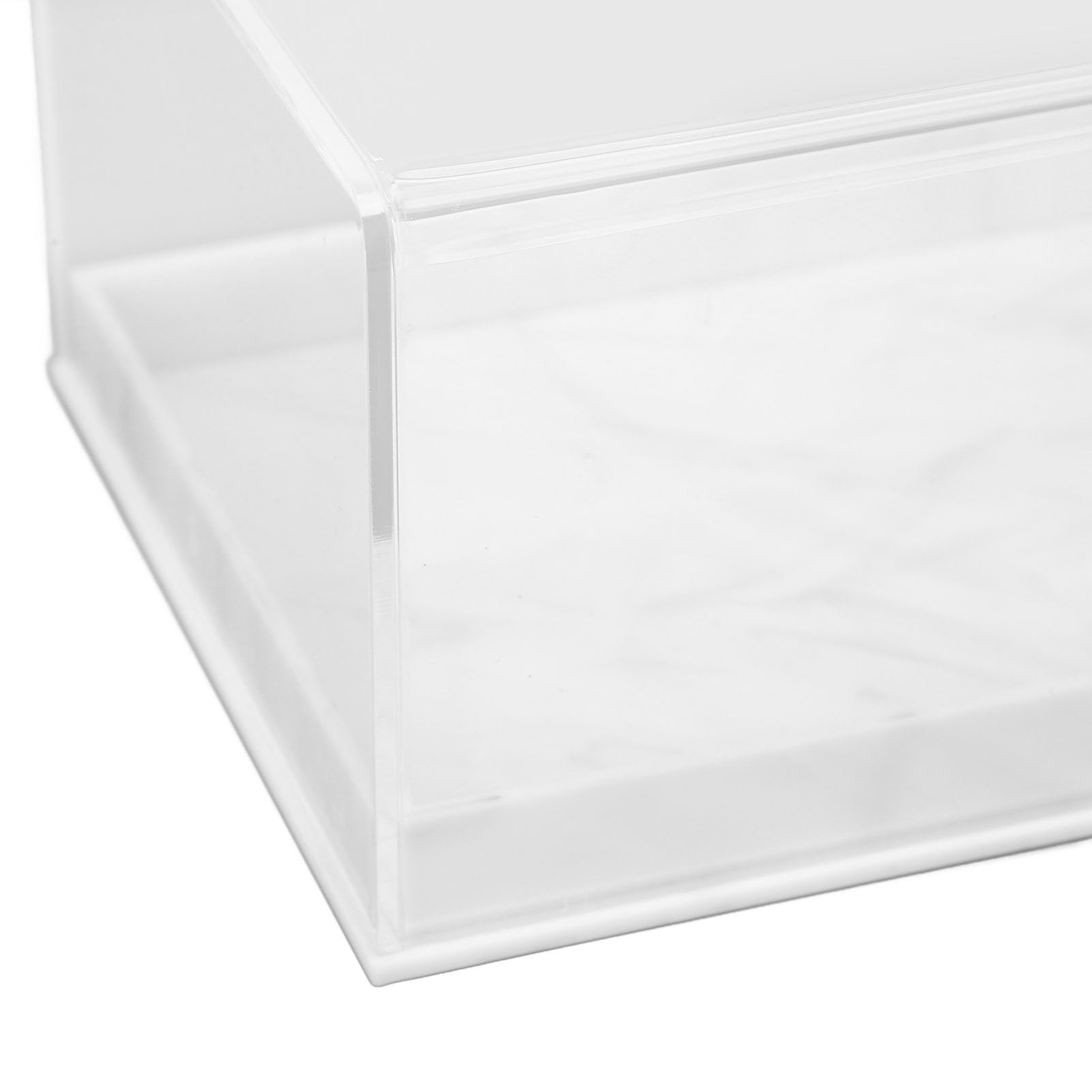 Bandeja de Pastel Rectangular, Vitrina de pastelería acrílica de mármol Bandeja de Postre Multifuncional con Tapa Transparente para Fiestas, Casas, hoteles, Tiendas de postres