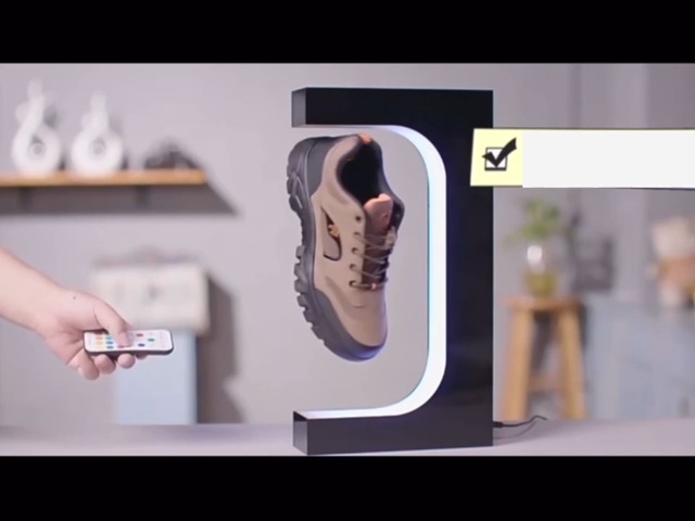 Zwevende schoenenstandaard - 6 planken voor zwevende sneakers aan de