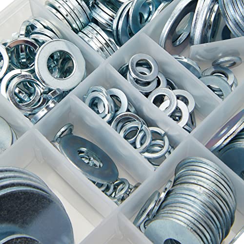 TIMCO Mixed Tray of Washers - Zinc - 291pcs - Image 4