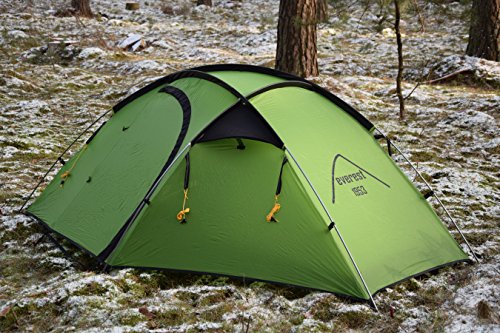 TrekPeak1x-everest1953-Geodesic-ultra-expedition-single-Tent-1-Person-light-silicone-green