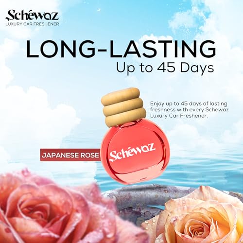Image of SHIVAJI Wild Berry Car Hanging Perfume with Wooden Cap,Pack of 1 (10ml, JapaneseRose)