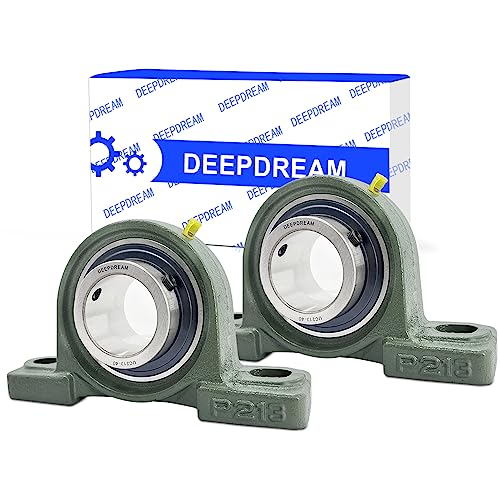 UCP213-40 Solid Base Pillow Block Bearing – 2-1/2" Bore, Self-Aligning, 2-Bolt