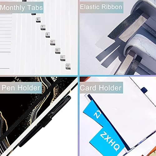 2023 Diary A5 Week to View, Weekly & Monthly Planner, from Jan 2023 to Dec 2023, Academic Diary 2023 with Tabs, Pen Loop and Inner Pocket, Size A5 (21×14.5×2.5cm)