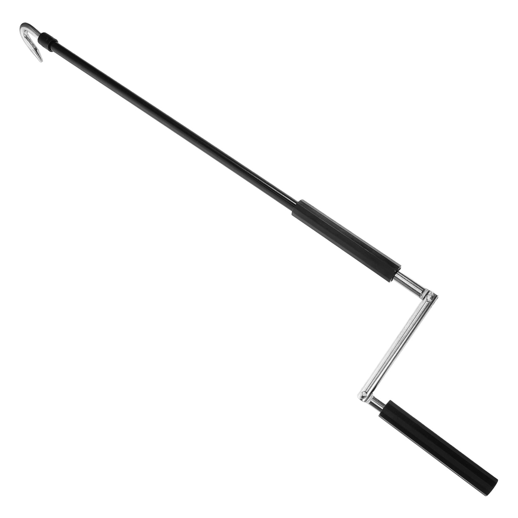 Abaodam Manivelle Manuelle pour Auvent Noire en Métal et Plastique, 1 Pièce