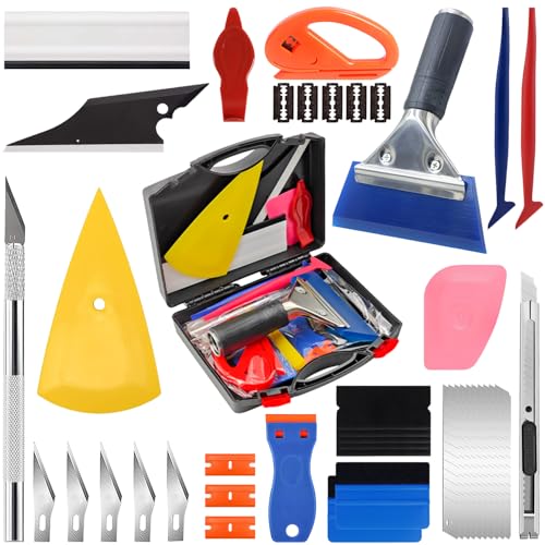 JIURUN 43-Piece Window Tint Tool Kit with Storage Box | Vinyl...