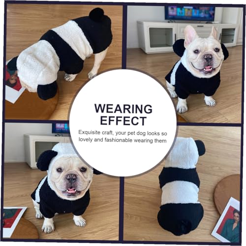 Disfraz panda para perros y gatos YARNOW miniatura 3