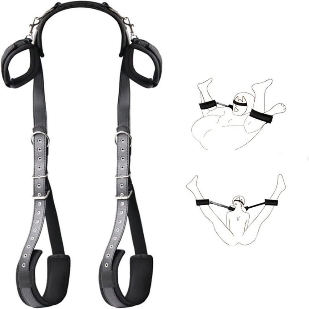 BDSM Restraints Sex Toys 27pc Bondage Restraints Set Fetish Bed Restraints Kits for Beginners,Gang Ball Play, Vibrators Massagers, Bondage kit for Couples Sex: 4 Pcs