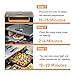 BakerStone Pizza Oven Outdoor, Propane Gas Grill Top Pizza Oven 5-Sided Pizza Stone Stainless Steel Shell, Portable Baking Oven Box Kit with Dust Cover, Professional Series