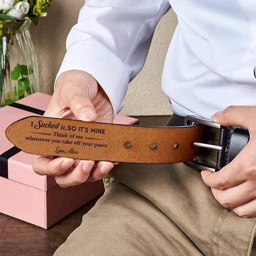 I Sucked It So It’s Mine Belt – Personalized Belts For Men, Engraved Leather Belt For Husband, Boyfriend, Husband Belt From Wife, Custom Name Belt For Valentine, Anniversary, Birthday3