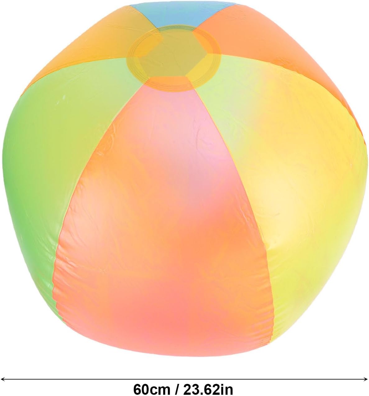 Inflatable Beach Balls | 23.62 Inch Extra Large Pool Party Ball, Vibrant Colors & Thickened PVC, Beach Toys Inflatable Ball for Parties and Water Games