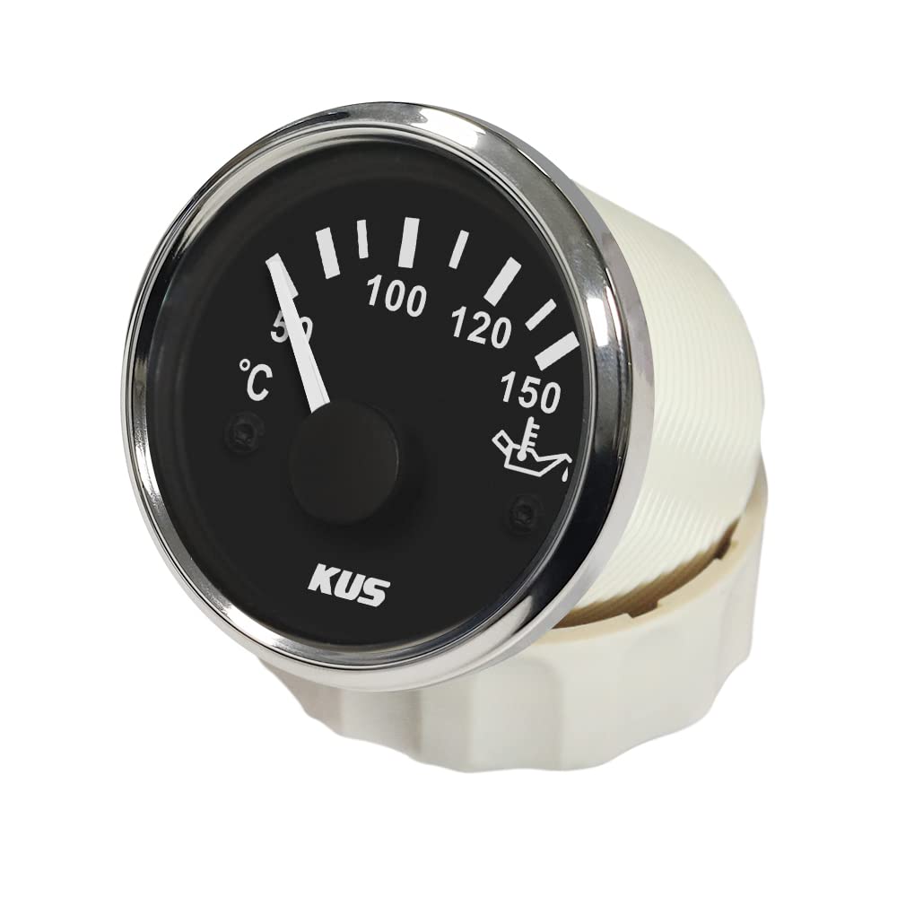 KUS oil Temp gauge Meter indicatore 50-150℃ con retroilluminazione 12V/24V 52mm