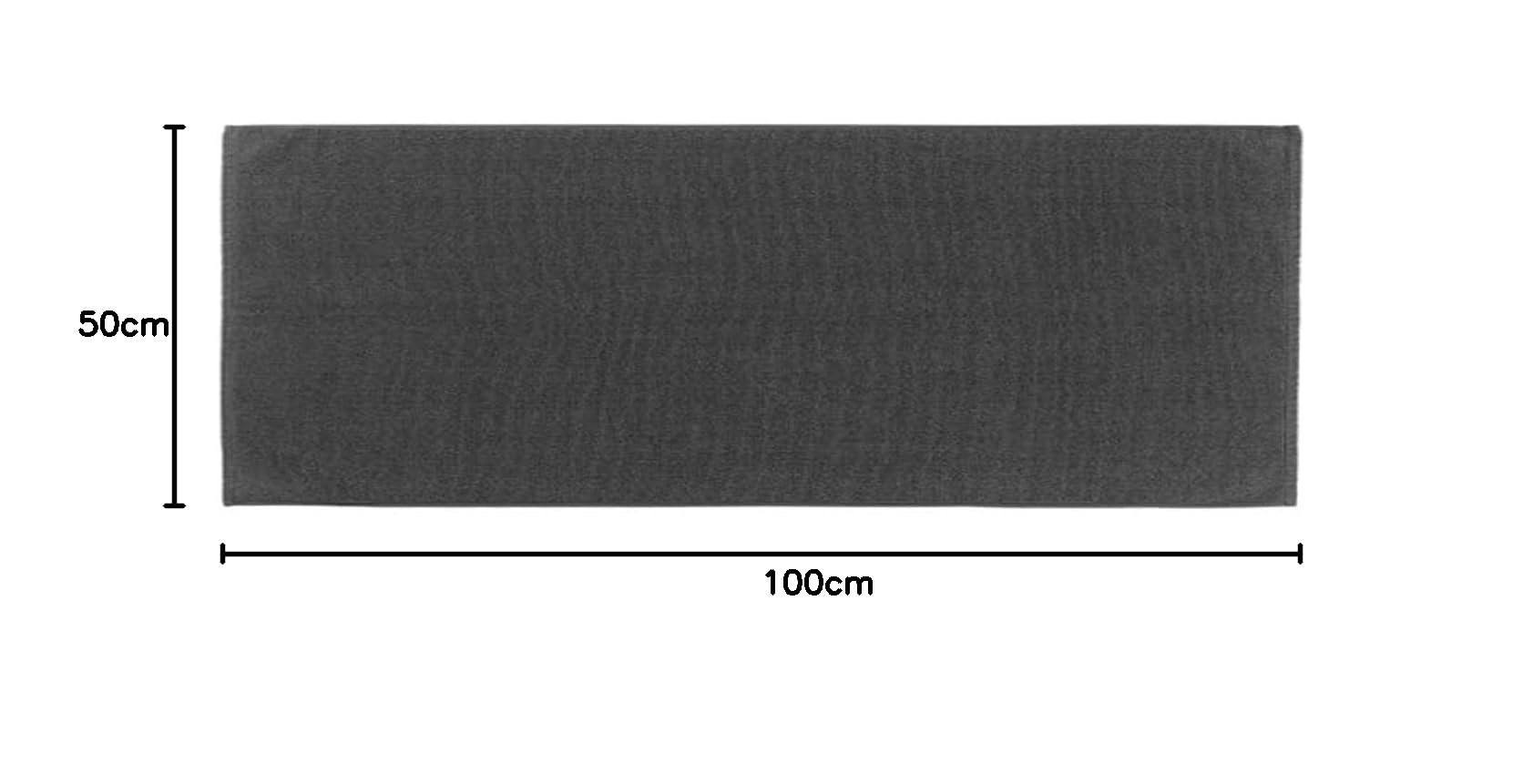 Blomus Piana - Alfombrilla de baño (algodón, imán, 50 x 100 cm)