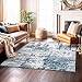 Rugshop Distressed Abstract Square Area Rug 6'6