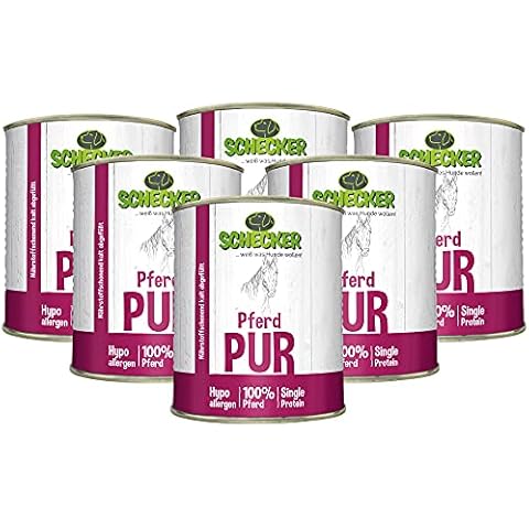 Schecker Nassfutter - 100% Pferd pur Cover