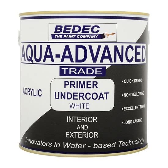 Bedec Aqua Advanced PRIMER UNDERCOAT-White-1 Litre