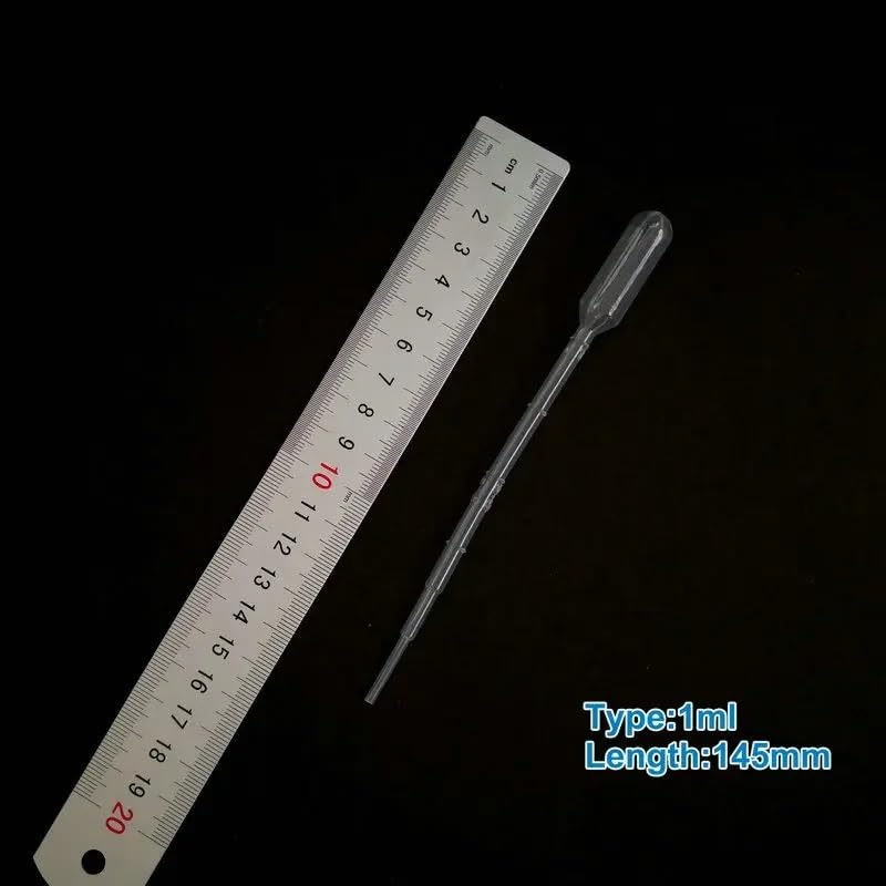 Pipetten-Set aus (20 bis 200 Stück) for Schulexperimente – 0,2 ml bis 10 ml, for Laborzwecke(1ml 100pcs)