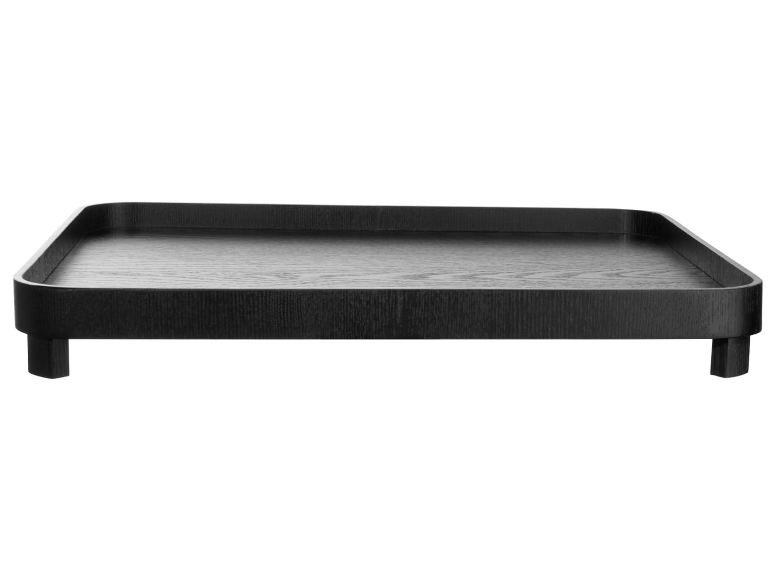 ASA Selection Plateau en bois noir sur pied 45,5 x 36 cm