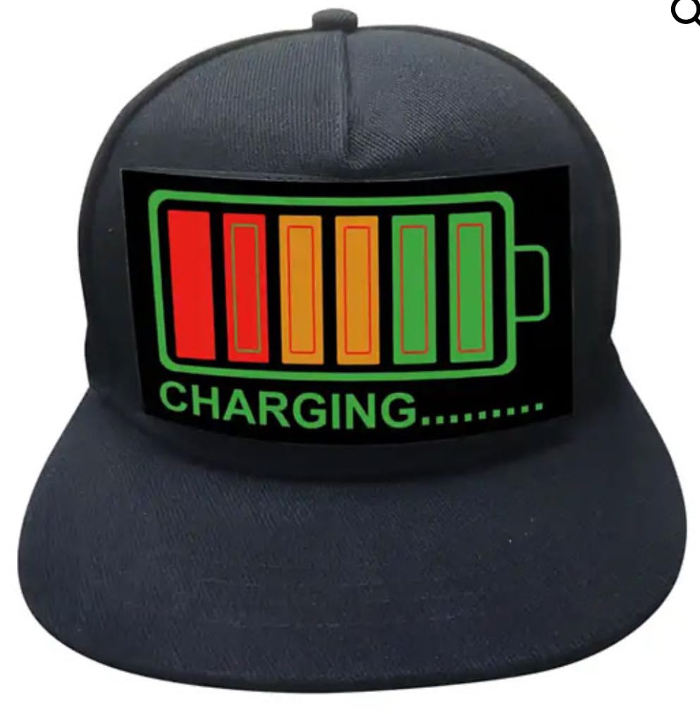 Sound Activated LED Snapback Hat