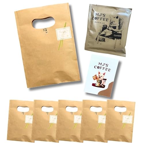 ドリップコーヒー ギフト 6袋セット MJ's COFFEE スペシャルティ豆 深煎り 中煎り コロンビア グアテマラ ルワンダ コスタリカ 芳醇な香り アイスコーヒー 夏ギフト プチギフト かわいい お返し ばら撒き プレゼント 女性向けギフト ポスト投