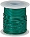 24 AWG Gauge Solid Hook Up Wire, 100 ft Length, Green, 0.0201