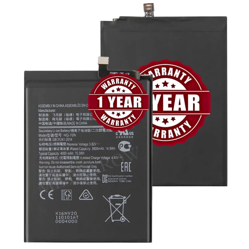 Image of Original HQ-70N Battery Compatible for Samsung Galaxy A11 (SM-A115F) - (4000mAh) - 1 Year Warranty JK1