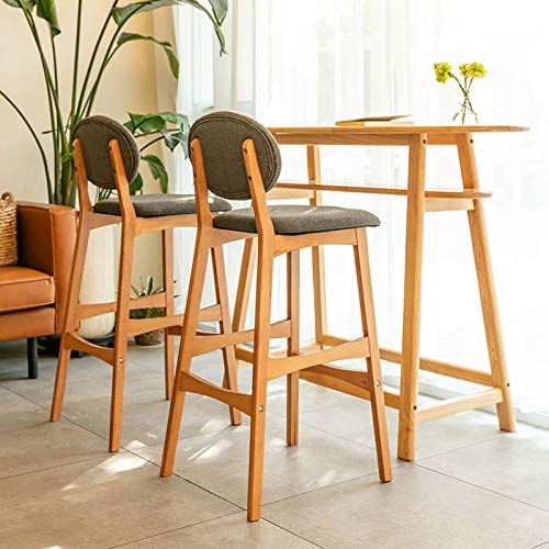 Tabourets de bar stables en bois vert pour sécuriser votre cuisine - 2