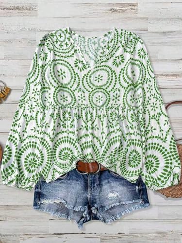 Image of Zilcon Women's V-Neck Summer Woman Stylish Western Basic Tops