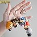 Harry Potter Keychains Set 5 Rubber Key Chains Collectibles Accessories Official Merchandise