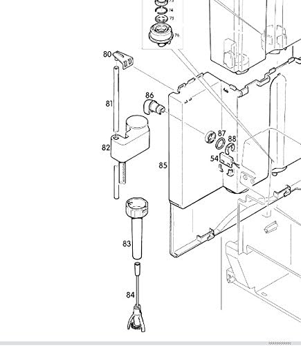 Melitta Spare Turbine Casing 674 cpl for Caffeo Bistro/Lounge/Bar/CI/Gourmet (6556129)