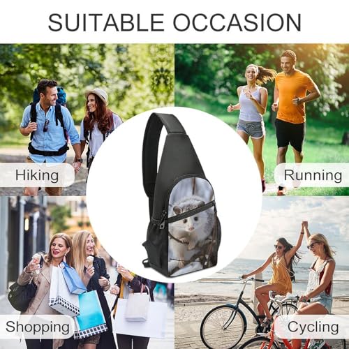 Sling Bag para mujeres y hombres bolsa cruzada pequeña miniatura 5