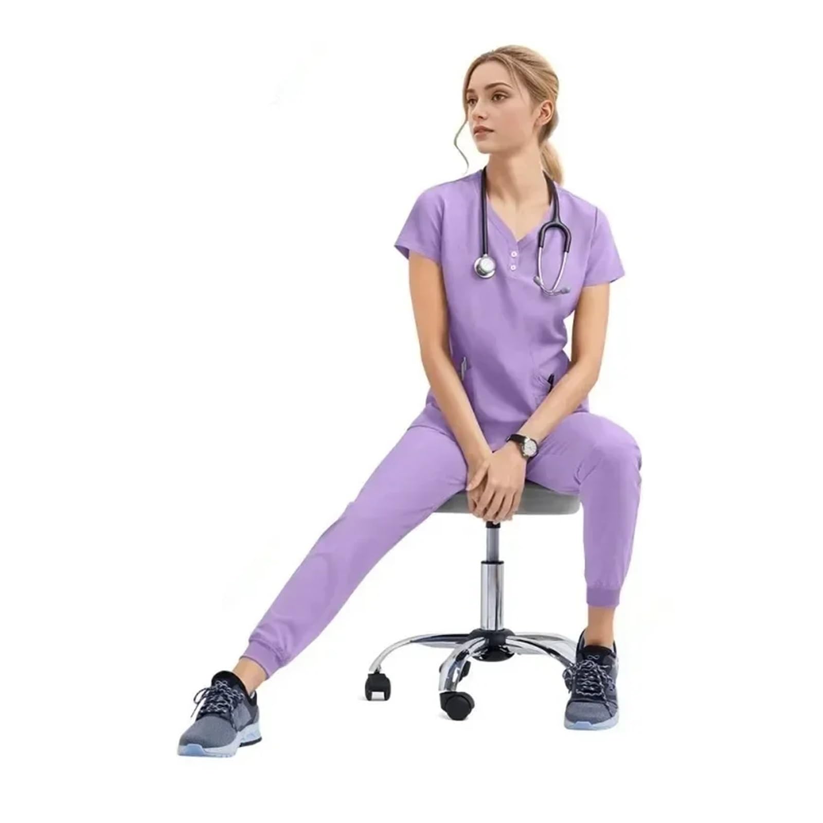 Uniforme Sanitario Conjunto De Uniforme Médico For Mujer, Ropa De Trabajo, Conjunto De Uniforme De Enfermera, Chándal, Uniformes Quirúrgicos For Médicos Y Hospitales