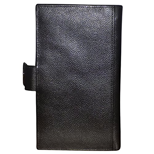 Image of STYLE SHOES Black Smart and Stylish Leather Passport Holder