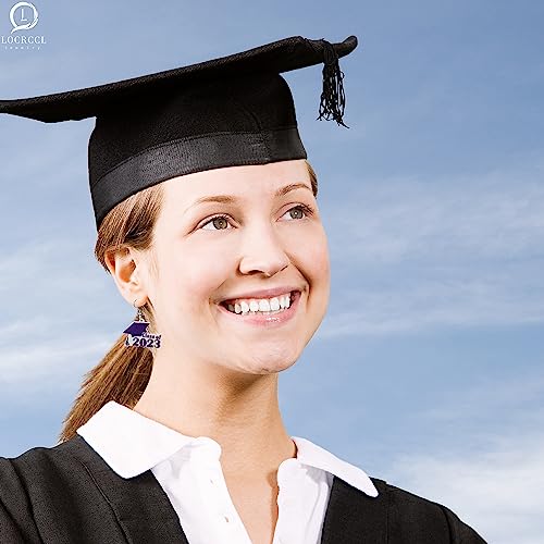 Locrccl Graduation Gifts 2023 College Acrylic Bachelor's Hat Earrings Leopard Earrings High School College Graduation Party Jewelry Graduation Hat Earrings For Women Girls Jewelry (C) #TOP5