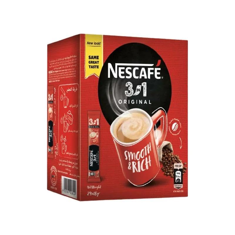 Nescafe3in1 Original instant coffee Pack of 24x18g / 0.63 oz