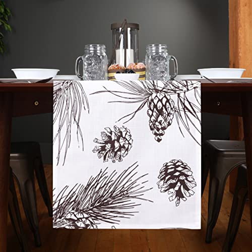 Woodland Pinecone Table Runner - Perfect Fall Table Runner for