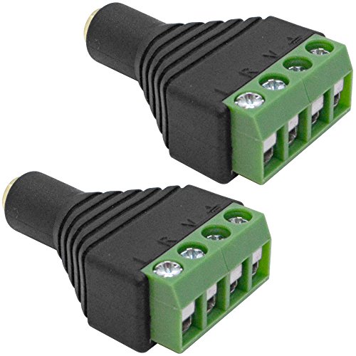 Seismic Audio SAPT532 par conector 3.5mm TRRS hembra miniatura 1