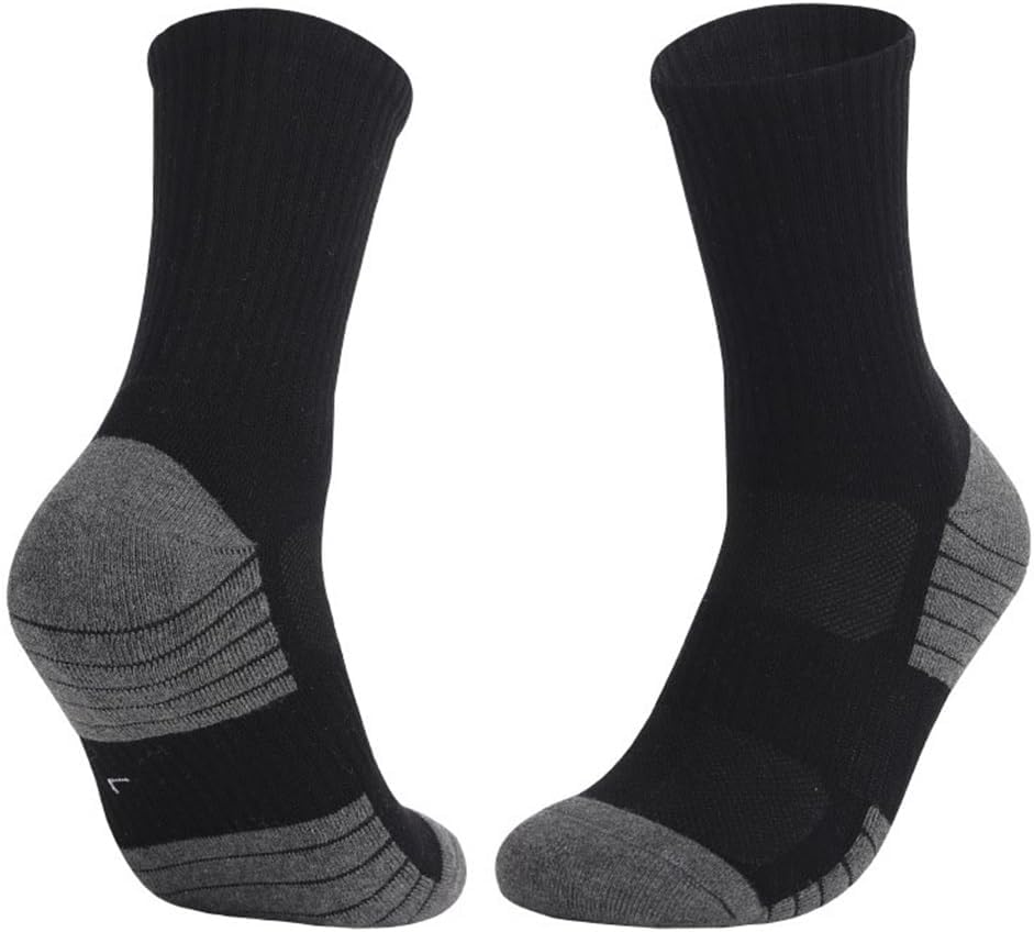 Outdoor Mid Length Sports Socks With Thickened Towel Bottom Hiking Socks
