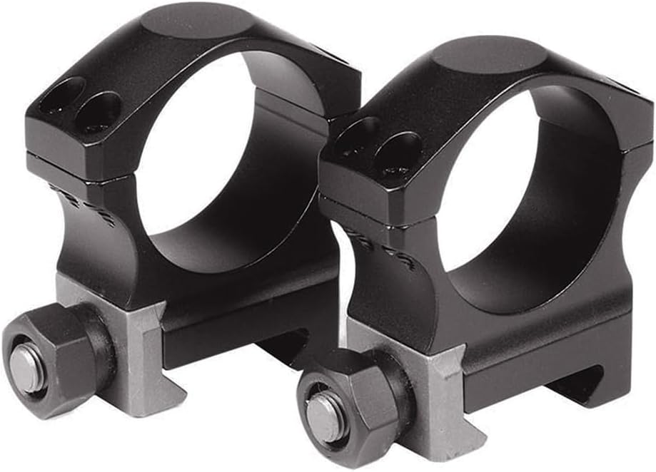 Nightforce X-Treme Duty Ultralite 30mm 4-Screw Hard Anodized Aluminum Gun Scope Rings Mounts - Set of 2