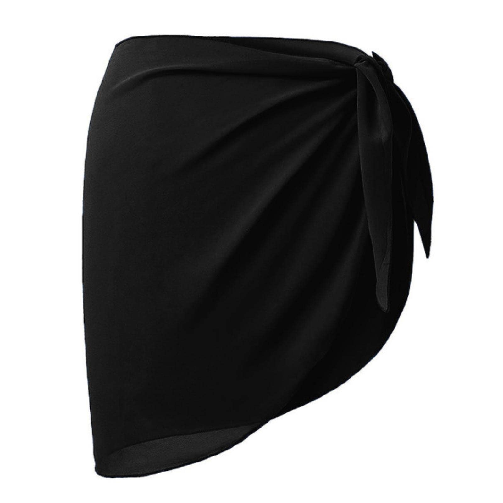 calandis ™ Chiffon Cover Up Solid Women's Summer Bathing Suit Bottom Short Skirt 50cmx180cm Black | Skirts | Womens Clothing-picture-28