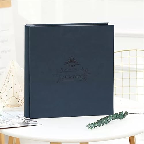 NOGRAX LDCHNH Large Leather 5 Inch Photo Albums 72 Sheet 144 Sides Scrapbook Wedding Guest Book Memory Book 720 Insert Album (Color E, Size