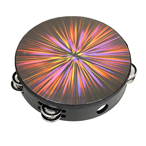 GOOHOCHY タンバリン パズルおもちゃ ベルハンドドラム スクイーズのおもちゃ ハンドヘルドパーカッション ハンドヘルドドラムベル パーカッションハンドドラム 楽器 パーカッションドラム 子