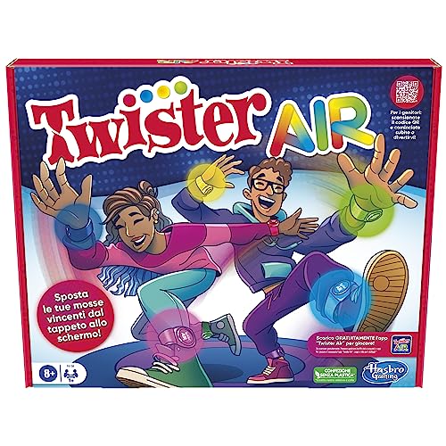 Hasbro Gaming Twister Air - Juego Twister con aplicación de