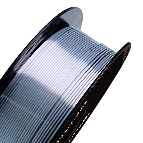 Shine Silver Pla 3D Printer Filament 1.75Mm Silk Shiny Aluminium Metal Silver 3D Printing Material Widely Compatible 3D Printers Ttyt3D #TOP2